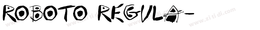 Roboto Regula字体转换